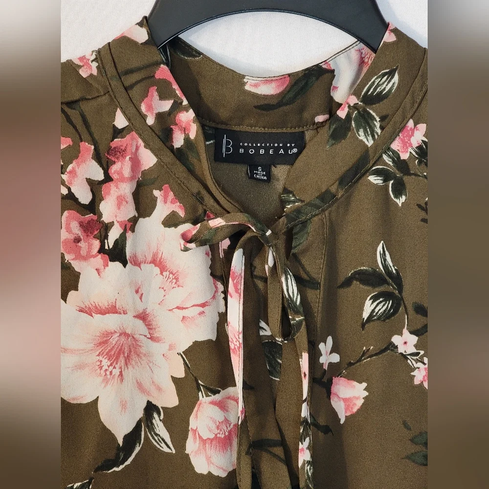 Bobeau Floral Sleeveless Top Size S - Picture 7 of 11